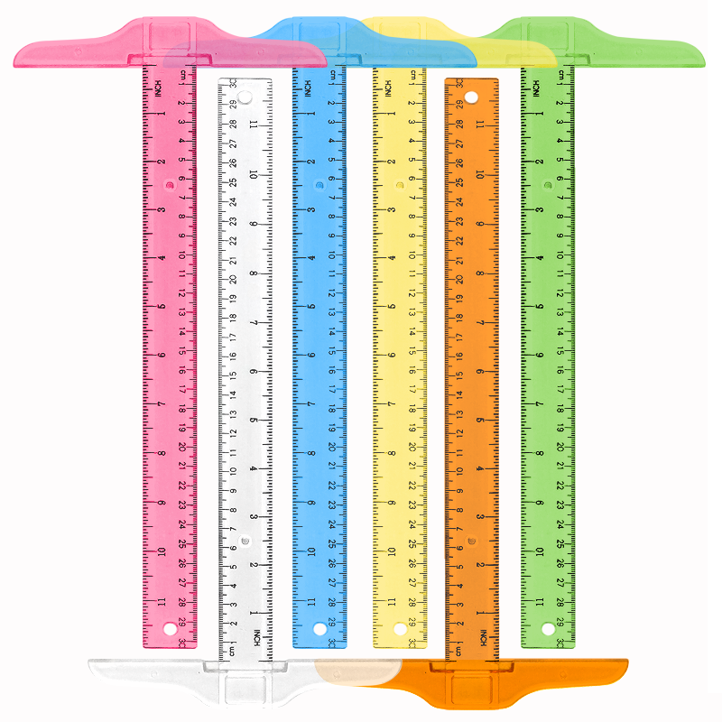 Supply Of Office Stationery - 1Pc T-shaped Double Side Scale Ruler