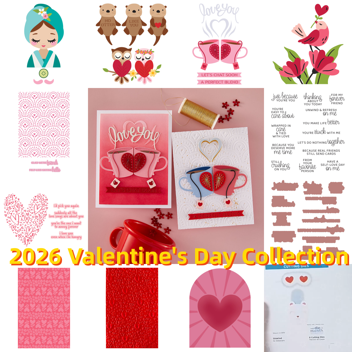 Wax Seal Stamp Kit - December New 2026 Valentine Collection Hearted