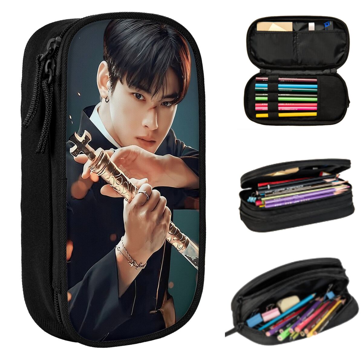 Cha Eunwoo Pencil Case for Boy - Stationery And Office Supply Chain บทวิจารณ์และราคา