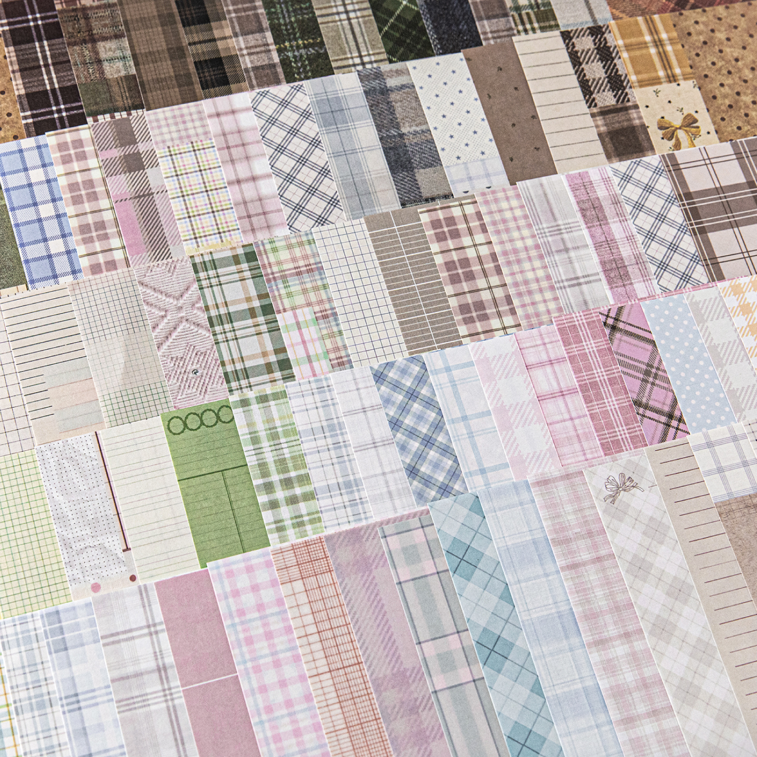 Journal GO 50pcs Kawaii Plaid  - Office Stationery Supply List บทวิจารณ์และราคา