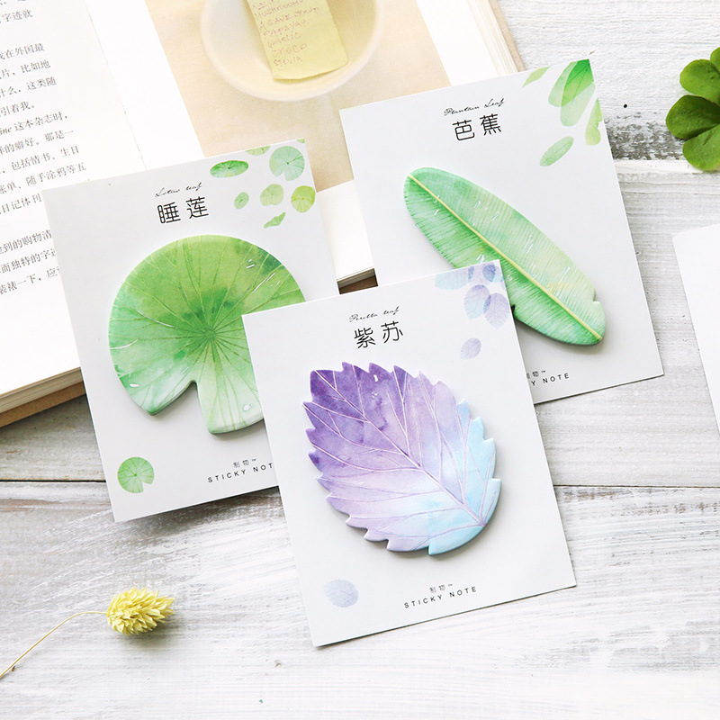 30 Pcs Leaf Sticky notes Plann - Office Stationery Supply List บทวิจารณ์และราคา