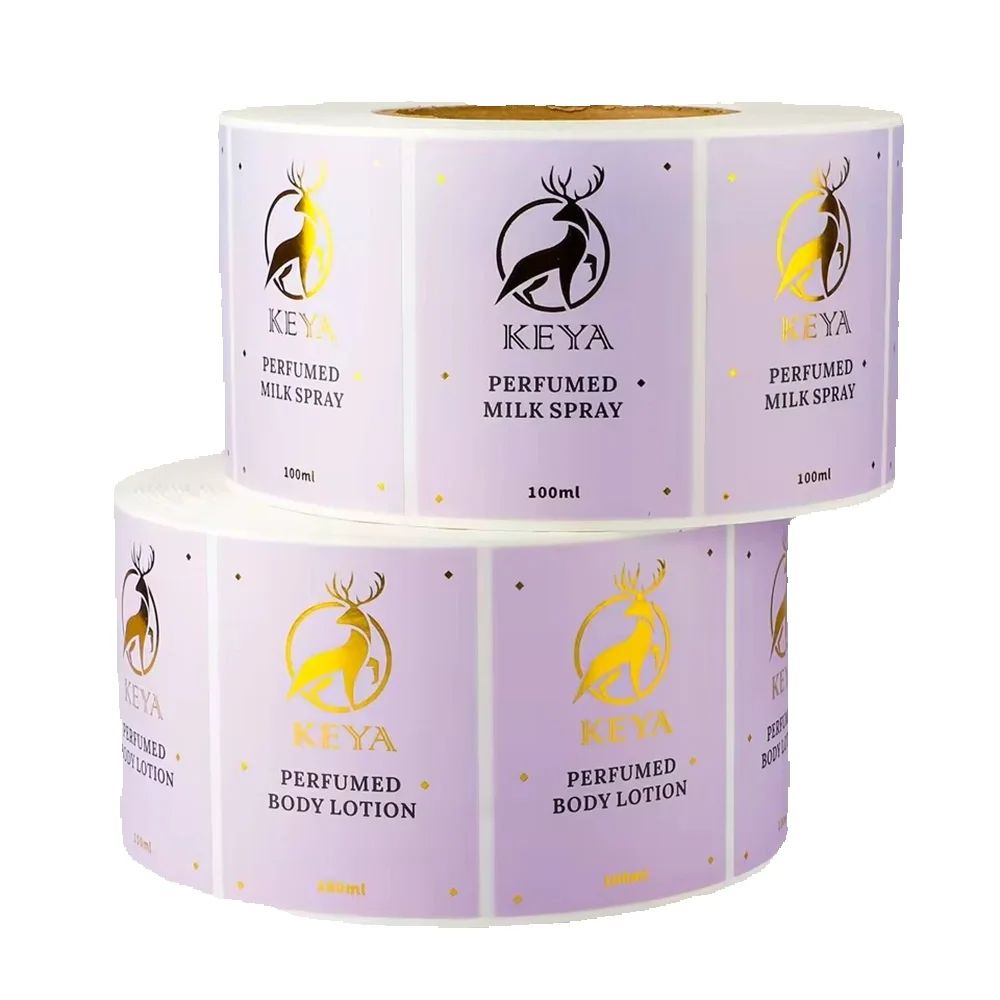 Custom Biodegradable Shampoo L - Sticker Label Roll บทวิจารณ์และราคา