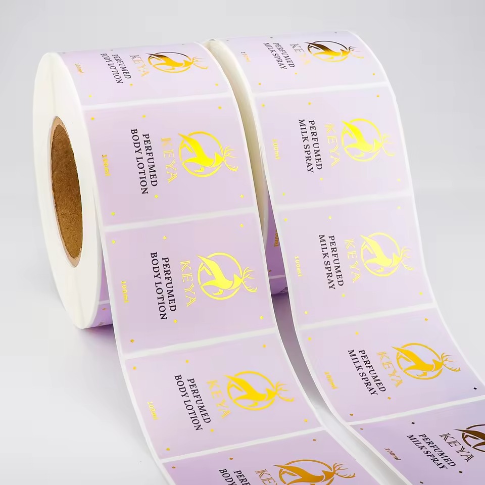 Custom Biodegradable Shampoo L - Sticker Label Roll บทวิจารณ์และราคา