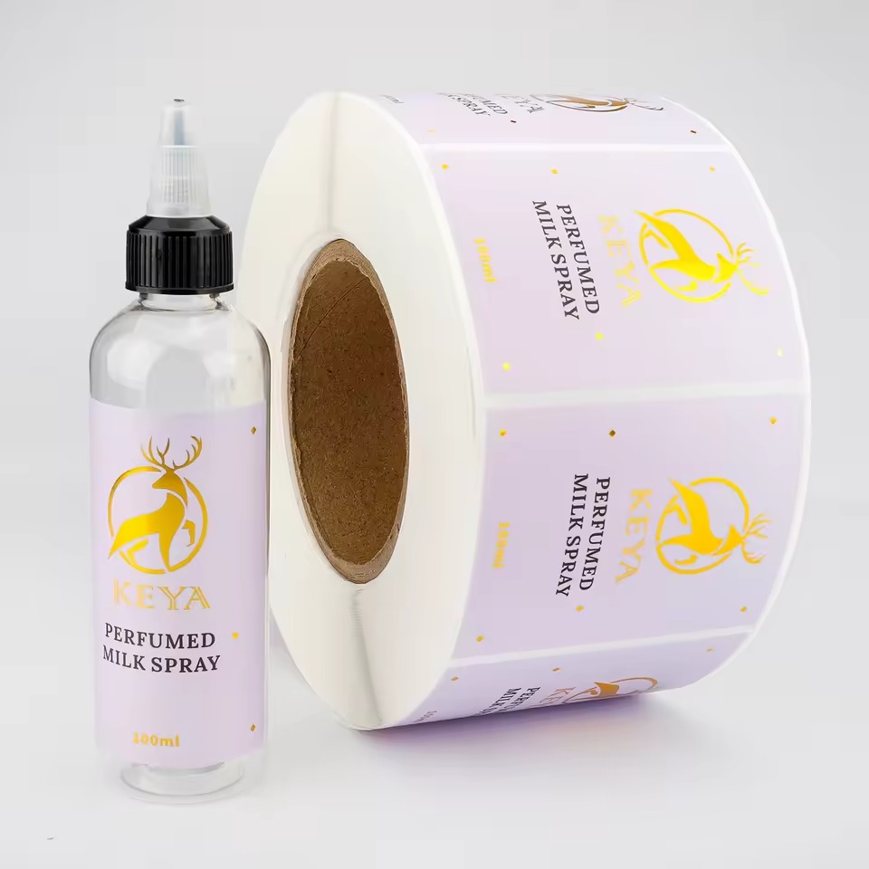 Custom Biodegradable Shampoo L - Sticker Label Roll บทวิจารณ์และราคา