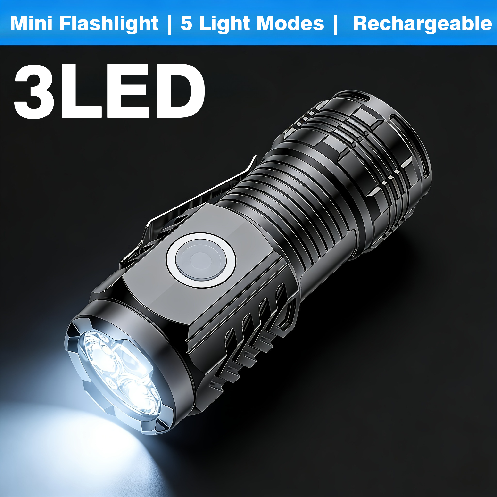 Portable Mini 3 LED Handheld F - Stationery Supply บทวิจารณ์และราคา