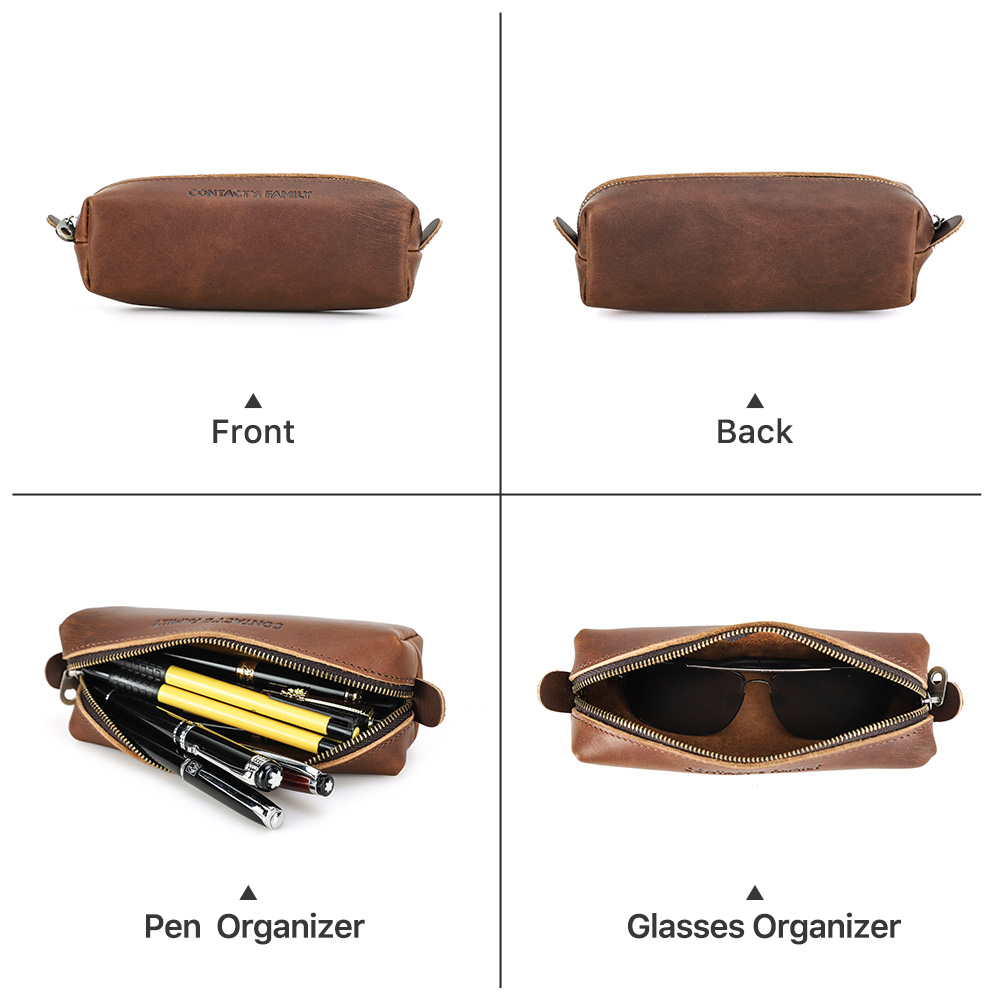 Retro Leather Pencil Case High - Office Stationery Supply Business บทวิจารณ์และราคา