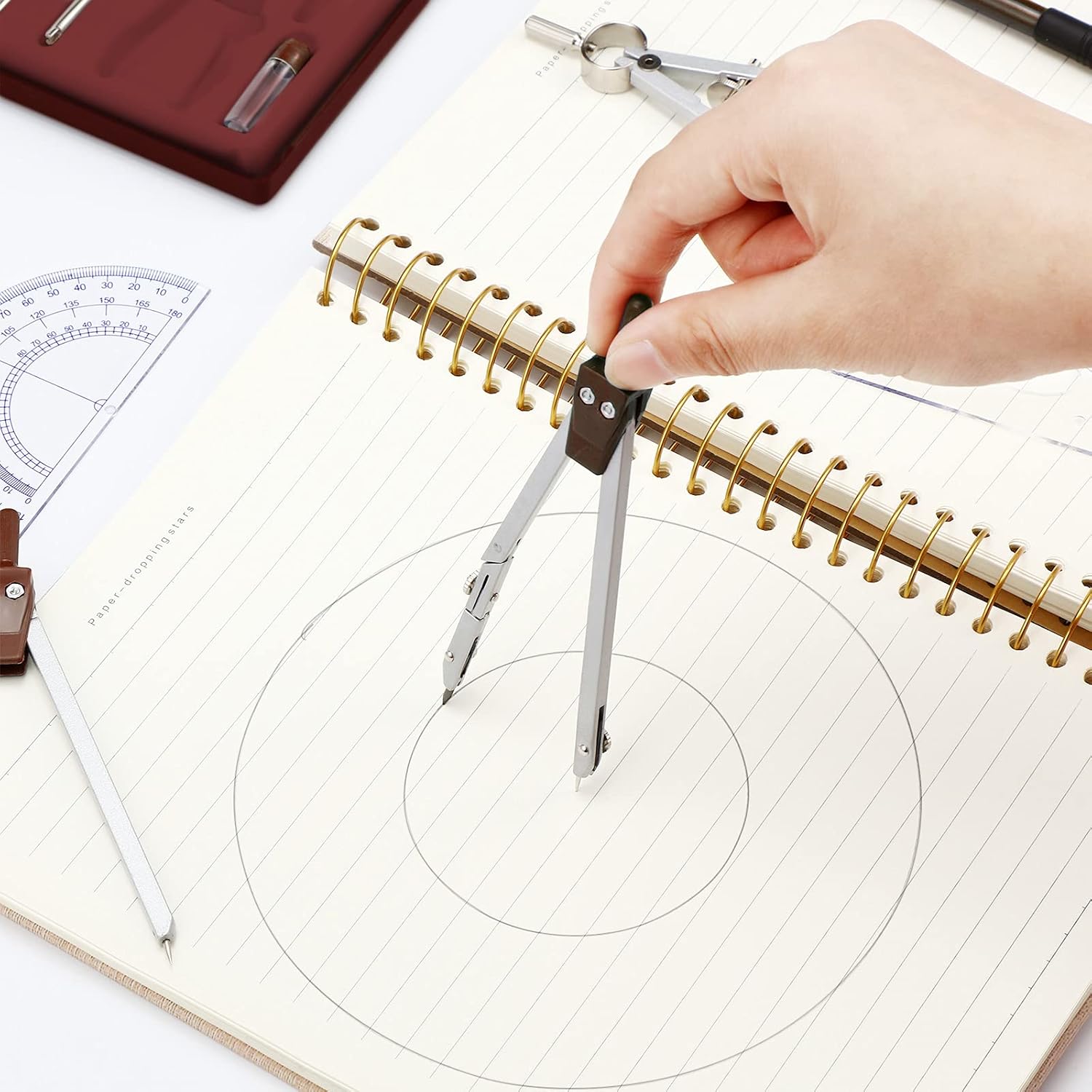 13 Pcs Geometry Set for Studen - Compass Geometry Set บทวิจารณ์และราคา