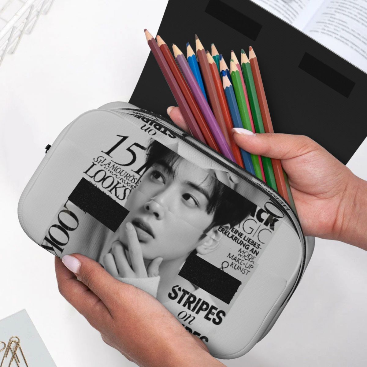 Cha EunWoo Kpop Astro Pencil C - Stationery And Office Supply Chain บทวิจารณ์และราคา