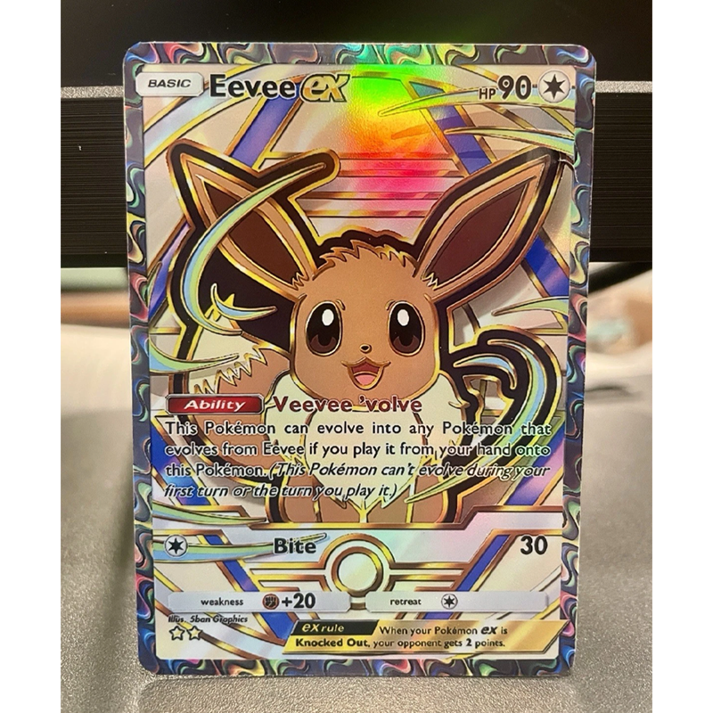 Diy Pkm Fan Art Tcg Pocket Eev - Cardstock Paper Pack บทวิจารณ์และราคา