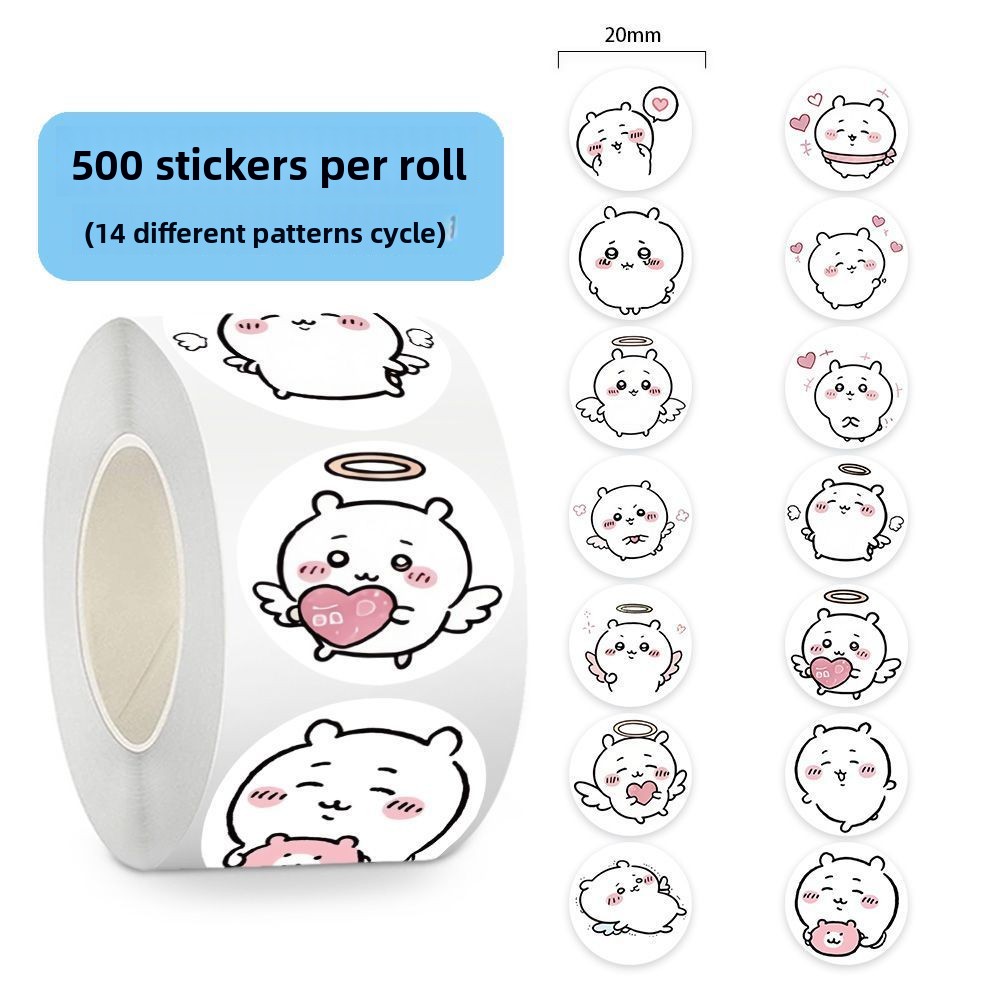 Chikawas Stickers Roll 500 Pcs - Memo Pad Sticky บทวิจารณ์และราคา