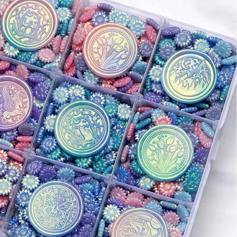 100pcs Mixed Color Glitter Dre - Wax Seal Stamp Kit บทวิจารณ์และราคา