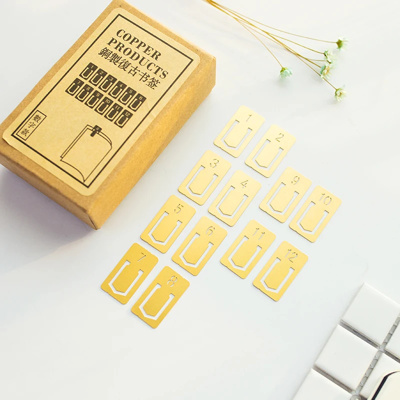 12 Pcs/lot Vintage Copper Book - Stationery Office Supply Store บทวิจารณ์และราคา