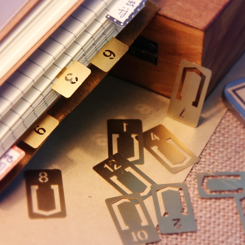 12 Pcs/lot Vintage Copper Book - Stationery Office Supply Store บทวิจารณ์และราคา