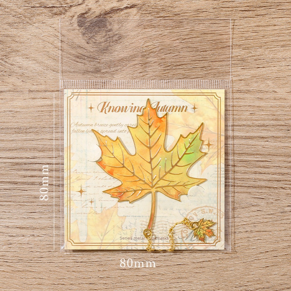 Metal Leaves Bronzing Bookmark - Stationery And Office Supply Chain บทวิจารณ์และราคา