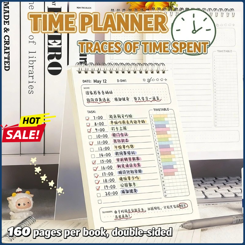 2PCS Planner Agenda Spiral A5  - Office Stationery Supply List บทวิจารณ์และราคา