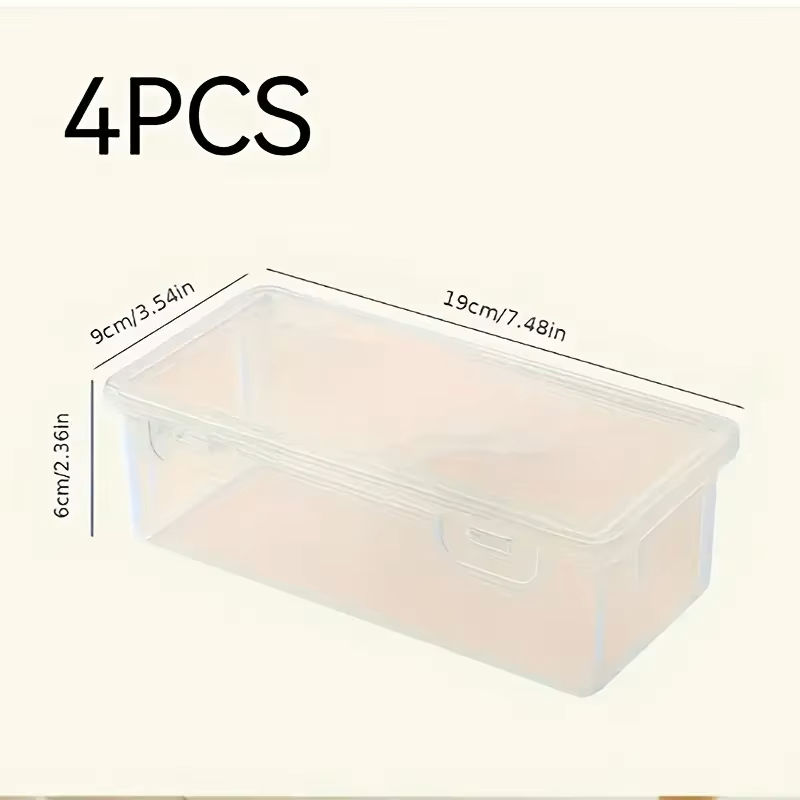 4 large transparent PP storage - Stationery Office Supply Store บทวิจารณ์และราคา