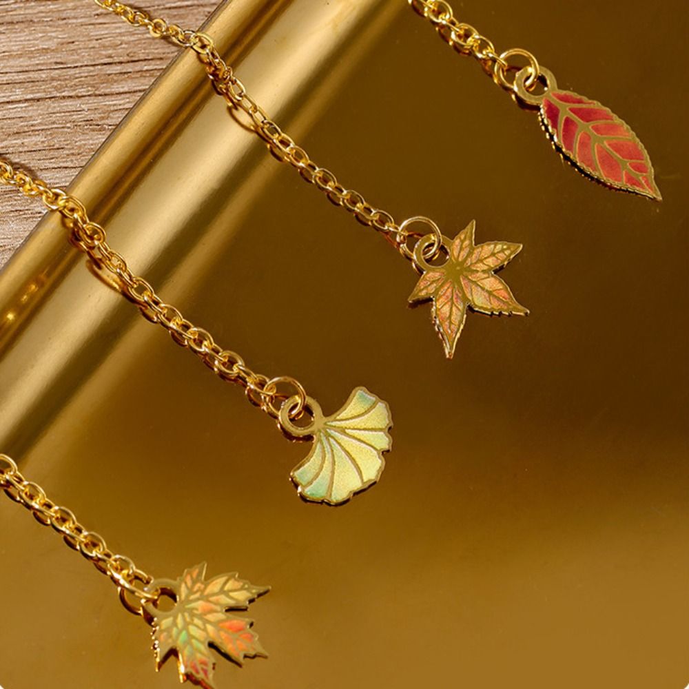 Metal Leaves Bronzing Bookmark - Stationery And Office Supply Chain บทวิจารณ์และราคา