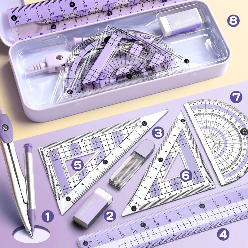 Professional Compass and Ruler - Compass Geometry Set บทวิจารณ์และราคา