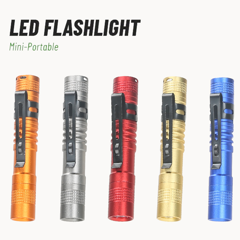 Portable Mini LED Pen Flashlig - Stationery Supply บทวิจารณ์และราคา