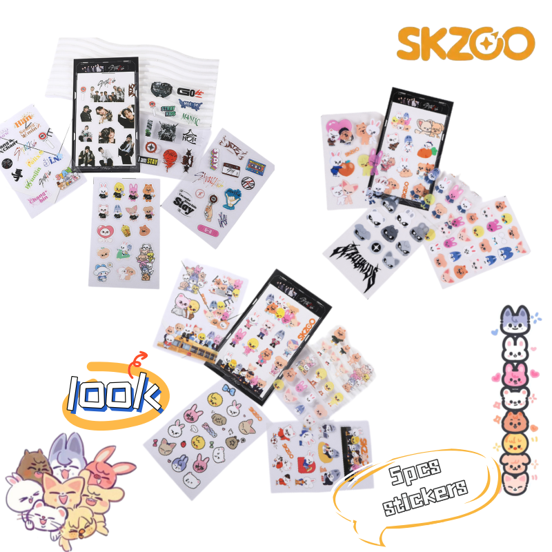 Skzoo Stray Kids Anime Cartoon - Memo Pad Sticky บทวิจารณ์และราคา