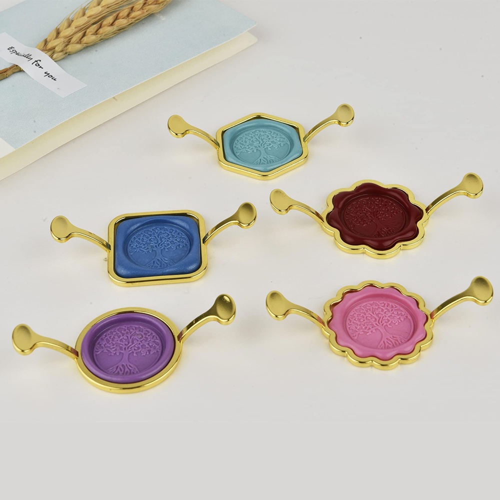5-Pack Hexagon Square Metal Wa - Wax Seal Stamp Kit บทวิจารณ์และราคา
