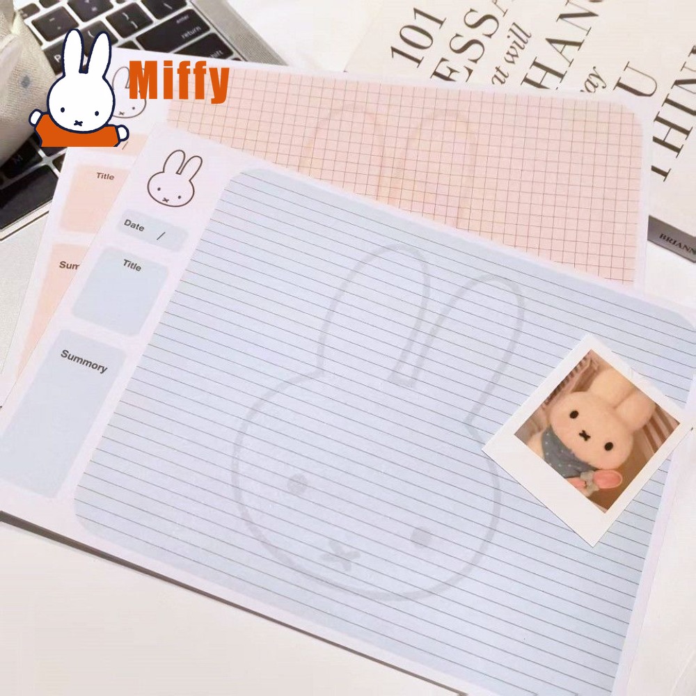 Kawaii Miffy Memo Pad Cute Rab - Office Supply Office Stationery Items บทวิจารณ์และราคา