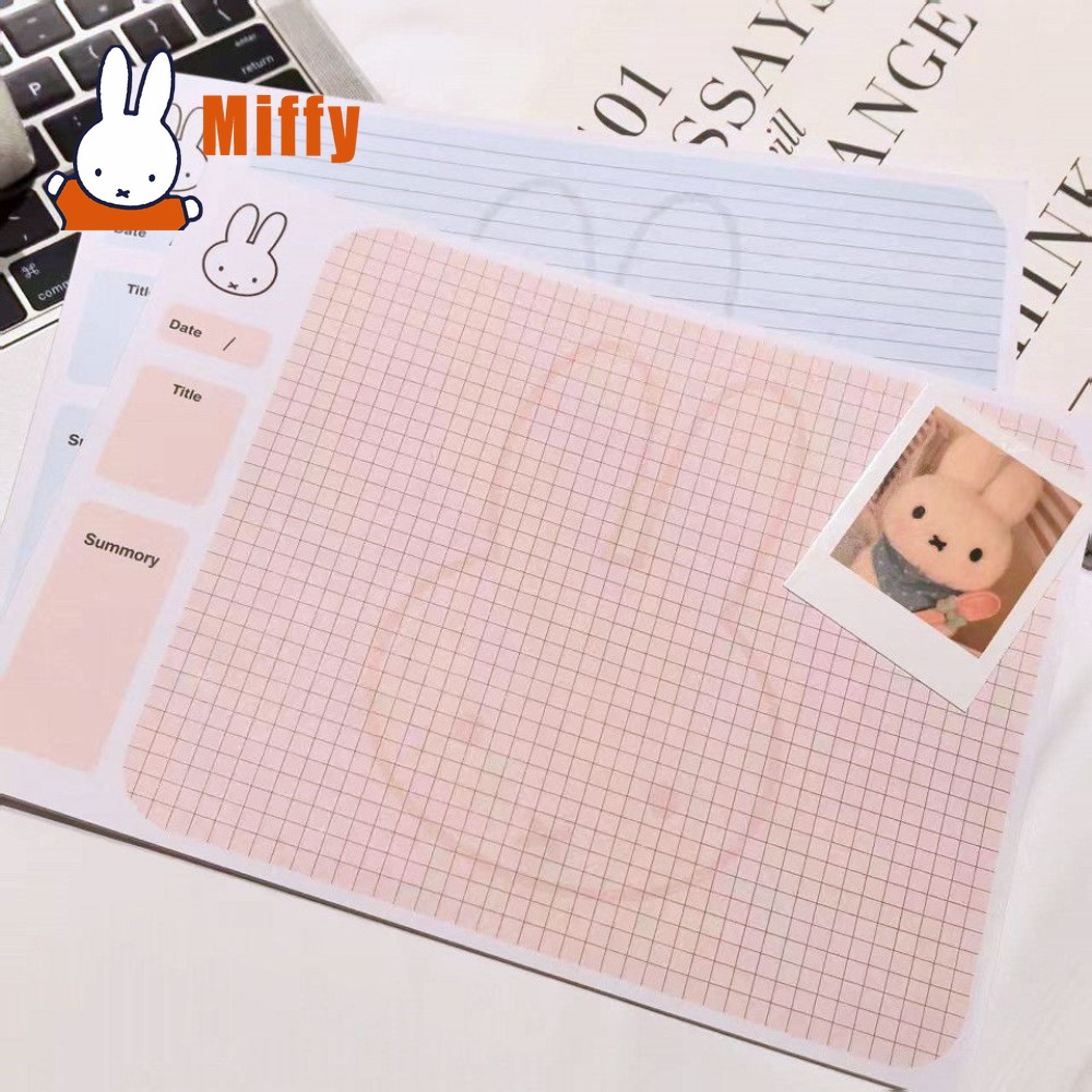 Kawaii Miffy Memo Pad Cute Rab - Office Supply Office Stationery Items บทวิจารณ์และราคา