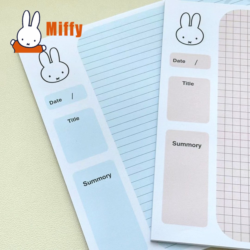 Kawaii Miffy Memo Pad Cute Rab - Office Supply Office Stationery Items บทวิจารณ์และราคา