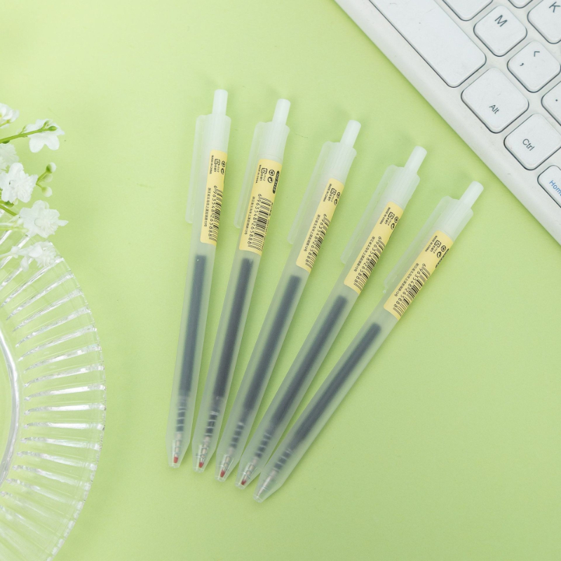 6/10Pcs 0.5mm Retractable Gel  - Office Stationery Supply Business บทวิจารณ์และราคา