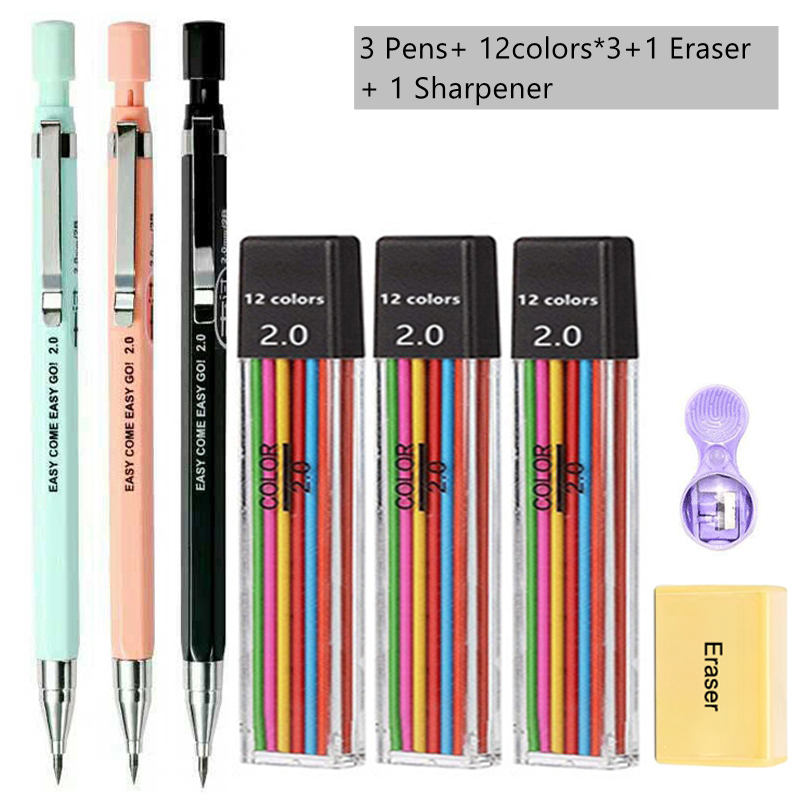Anti Slip Mechanical Pencil Se - Mechanical Pencil Lead บทวิจารณ์และราคา