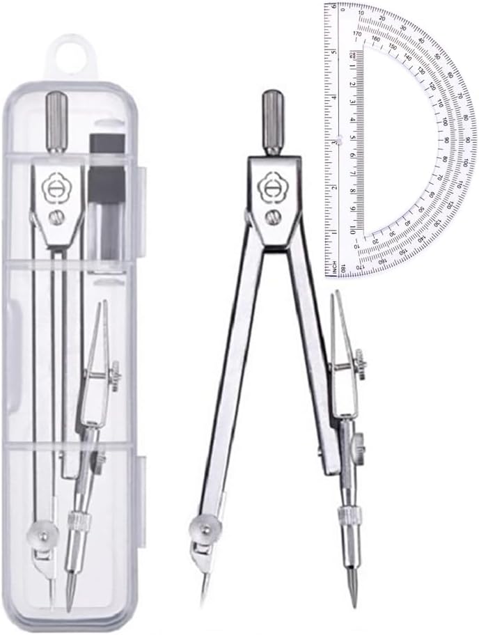 Protractor and Compass Set, Ge - Compass Geometry Set บทวิจารณ์และราคา