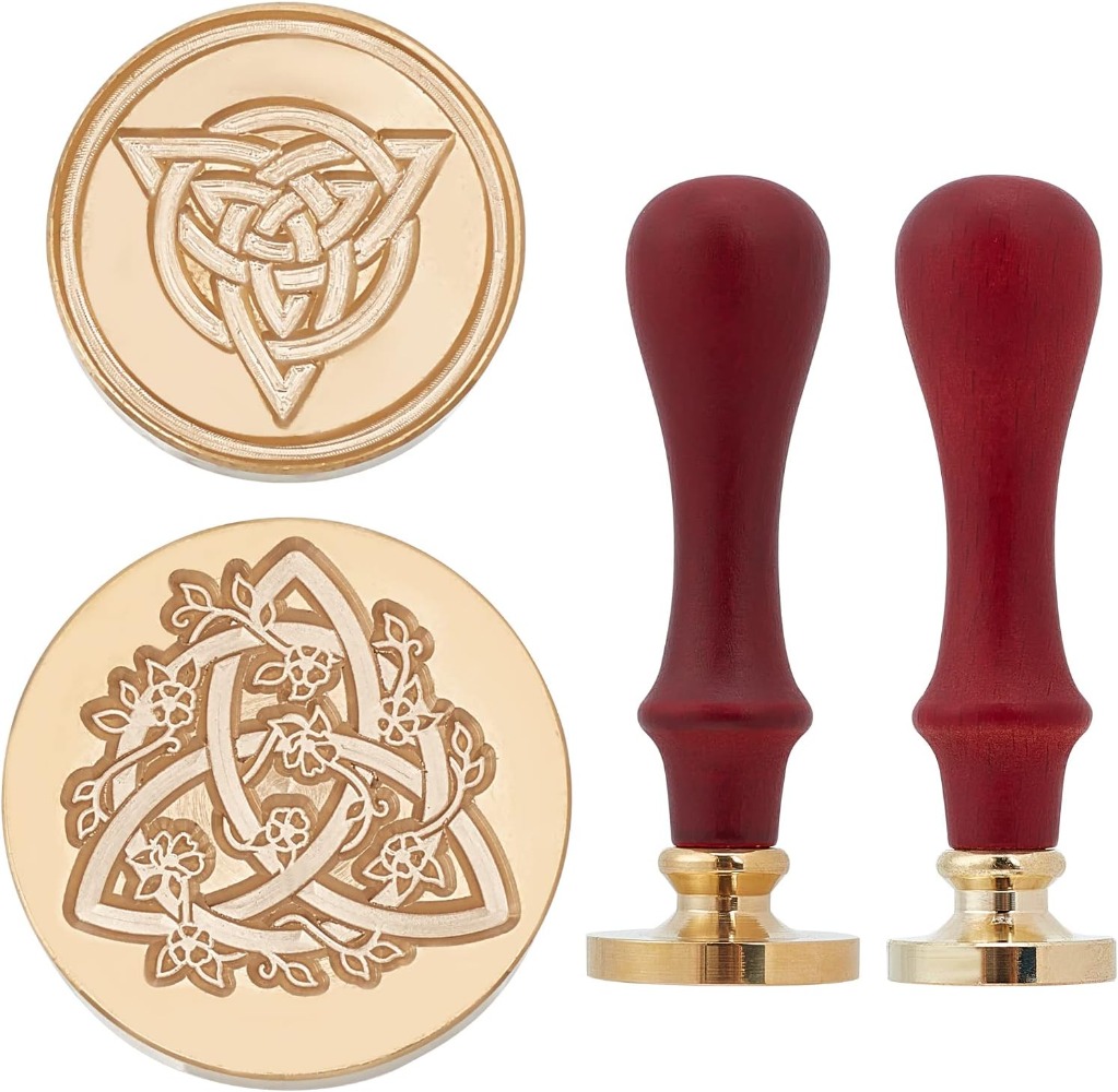 2 Set Celtic Knot Wax Seal Sta - Wax Seal Stamp Kit บทวิจารณ์และราคา