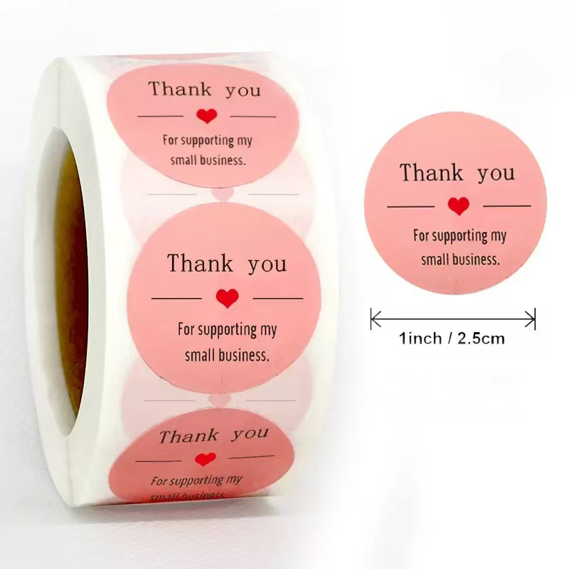 Thank You for Supporting My Sm - Sticker Label Roll บทวิจารณ์และราคา