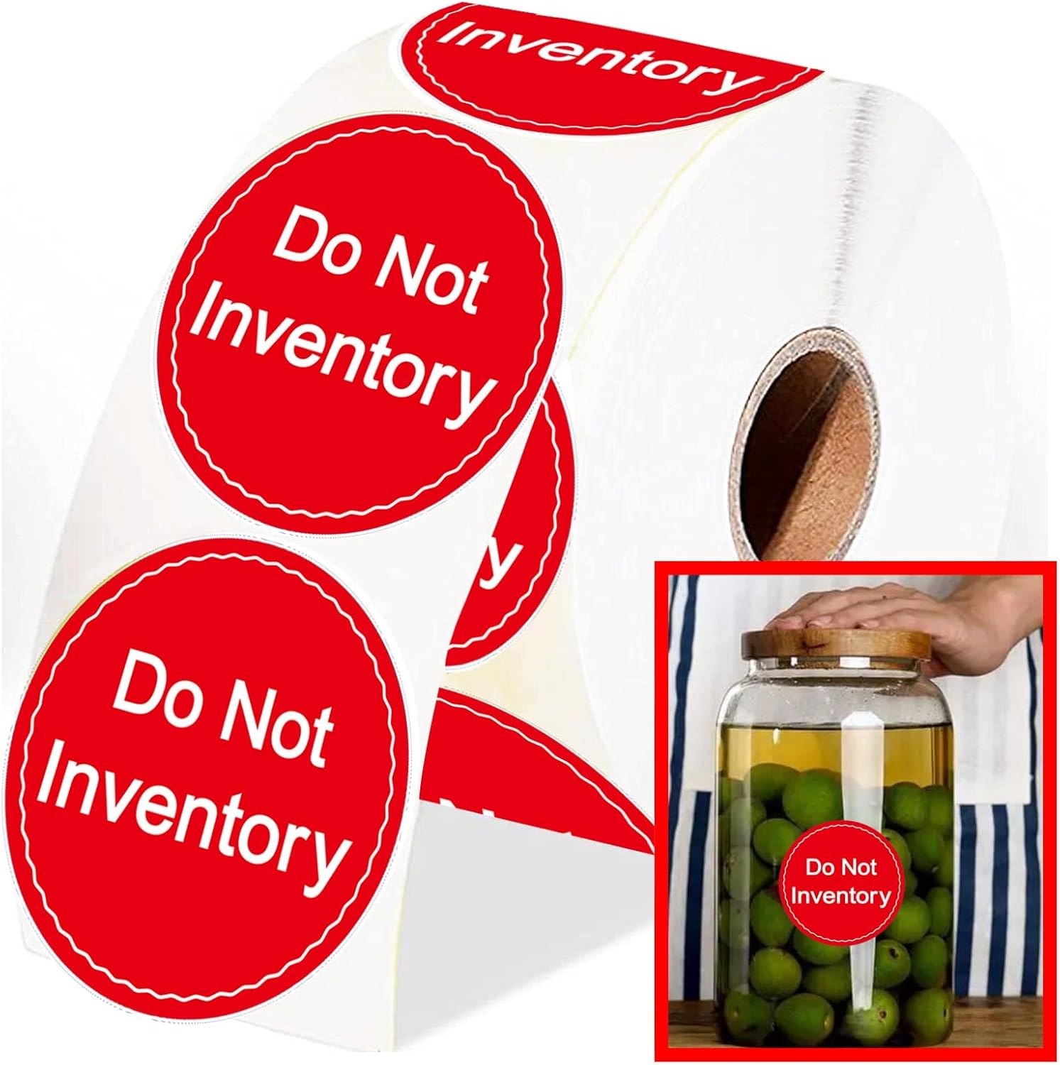 Do Not Inventory Labels 2 inch - Sticker Label Roll บทวิจารณ์และราคา