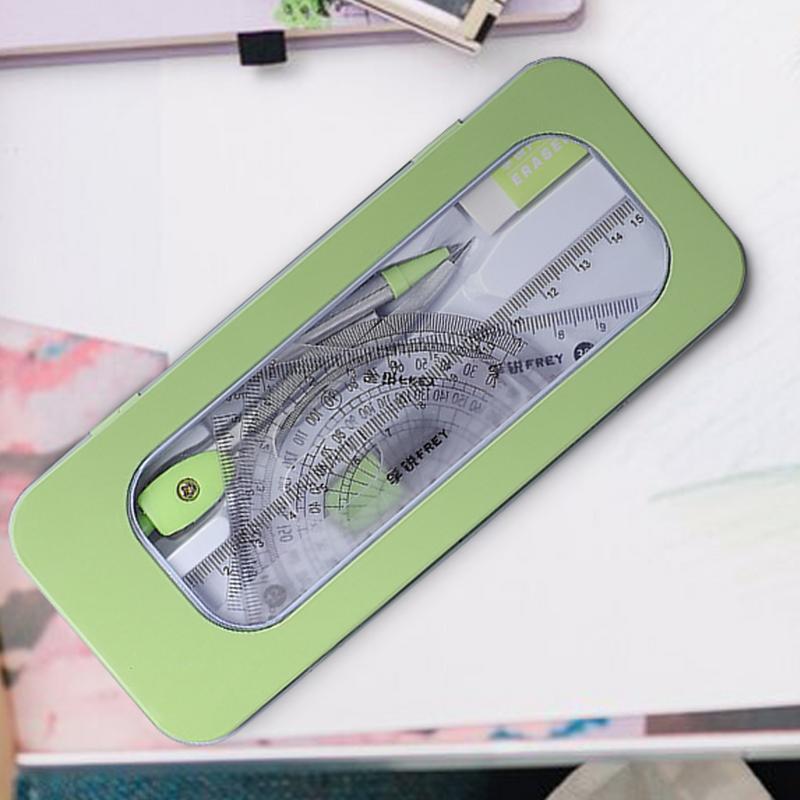 Protractor And Compass Set Mat - Compass Geometry Set บทวิจารณ์และราคา