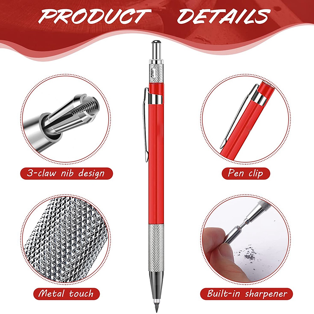 Welders Pencil with 12PCS Silv - Mechanical Pencil Lead บทวิจารณ์และราคา