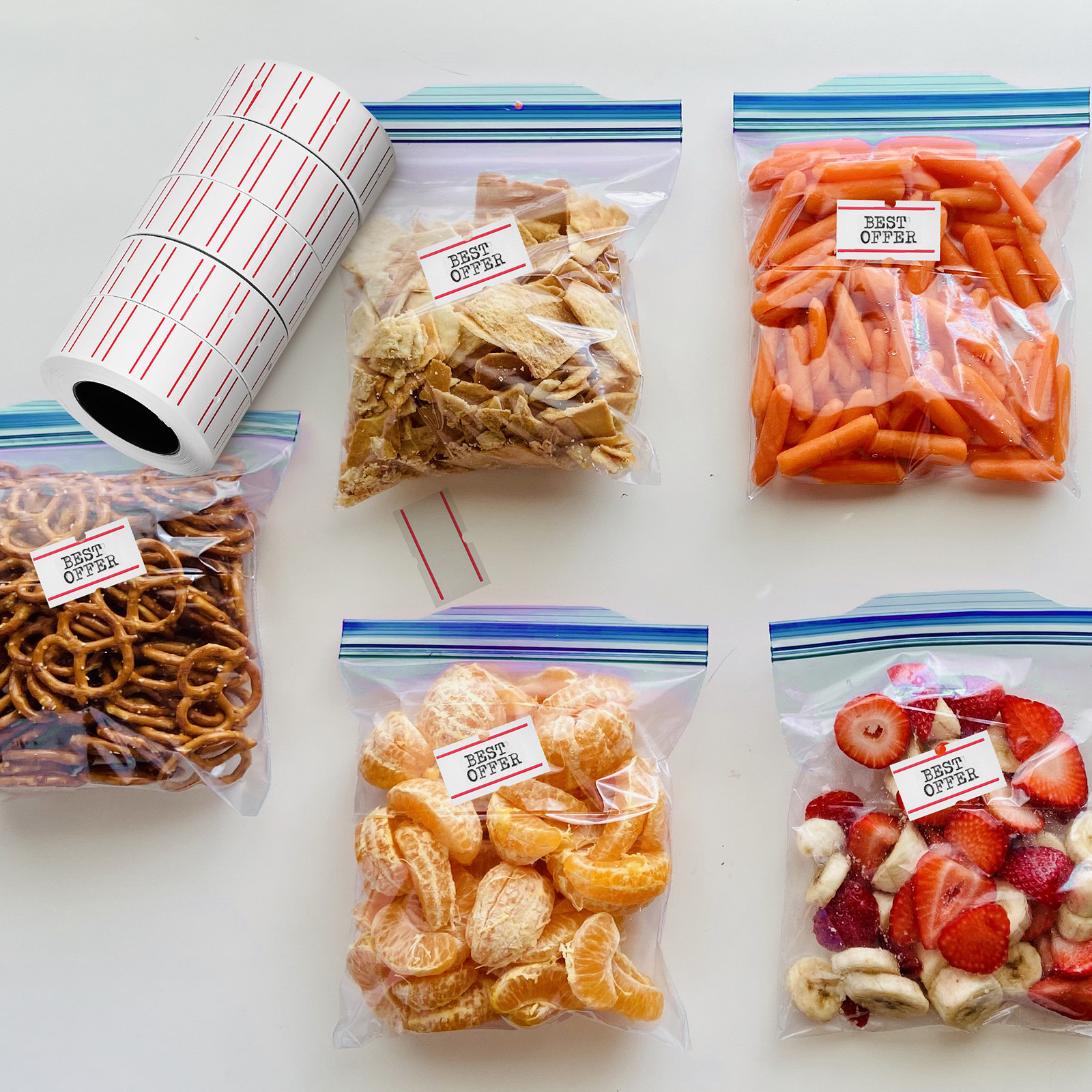 10 Rolls Price Tags Stickers W - Sticker Label Roll บทวิจารณ์และราคา