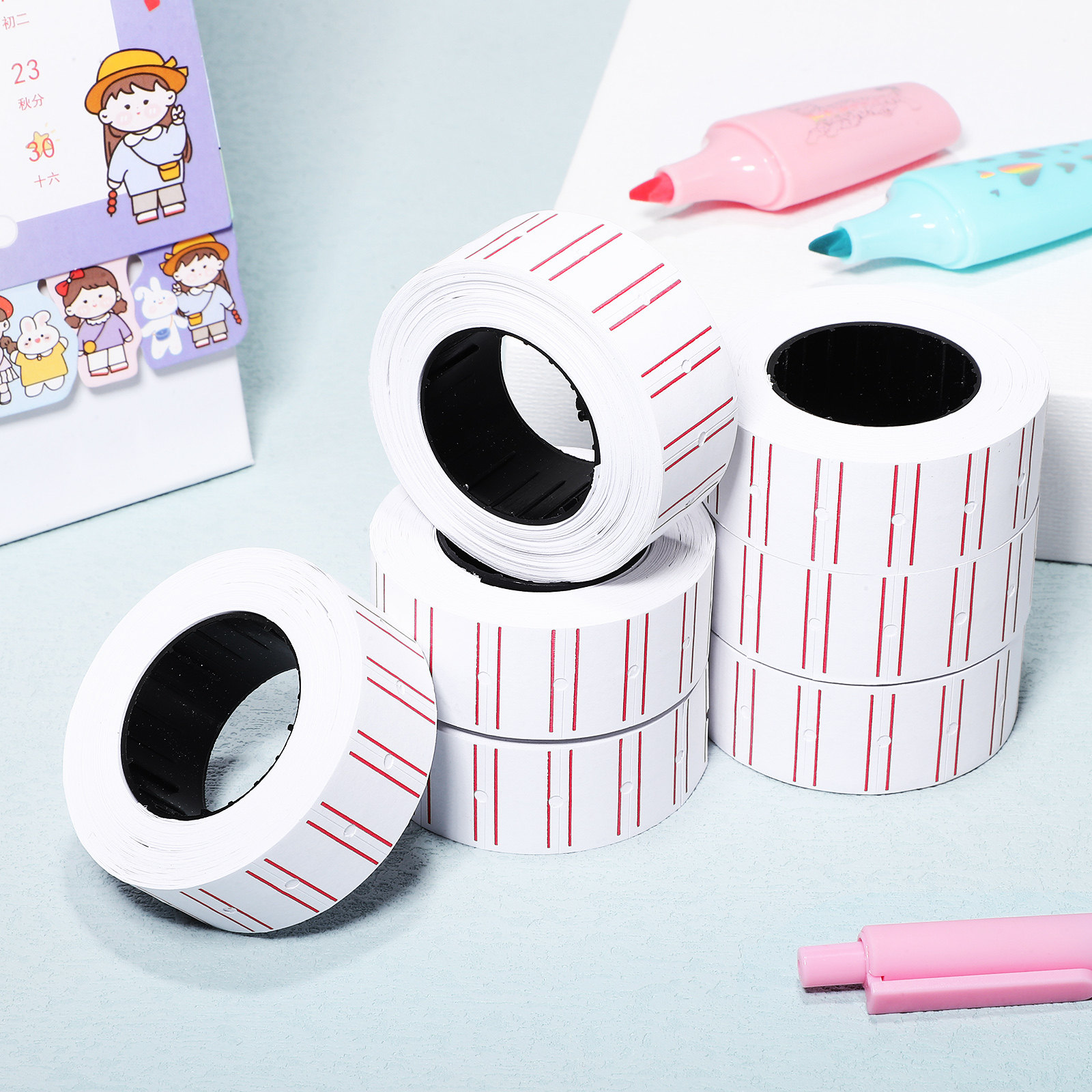 10 Rolls Price Tags Stickers W - Sticker Label Roll บทวิจารณ์และราคา