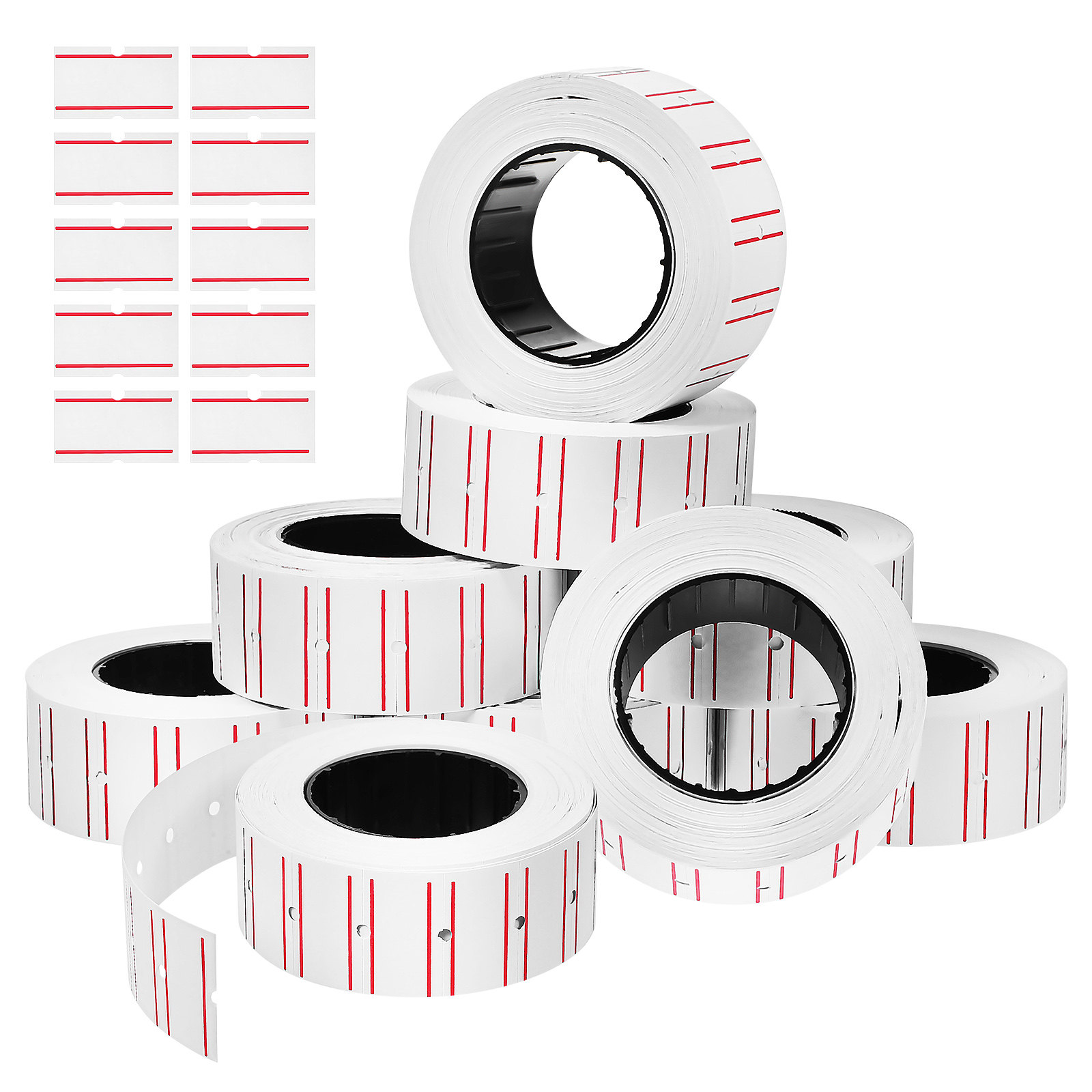 10 Rolls Price Tags Stickers W - Sticker Label Roll บทวิจารณ์และราคา