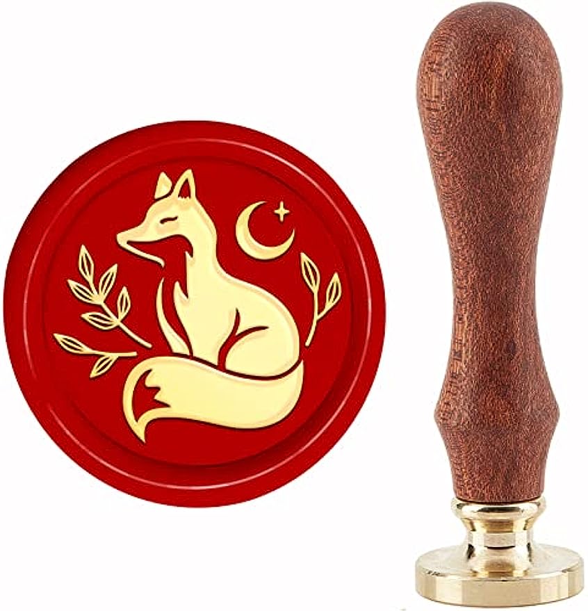 1PC Fox Moon Wax Seal Stamps R - Wax Seal Stamp Kit บทวิจารณ์และราคา