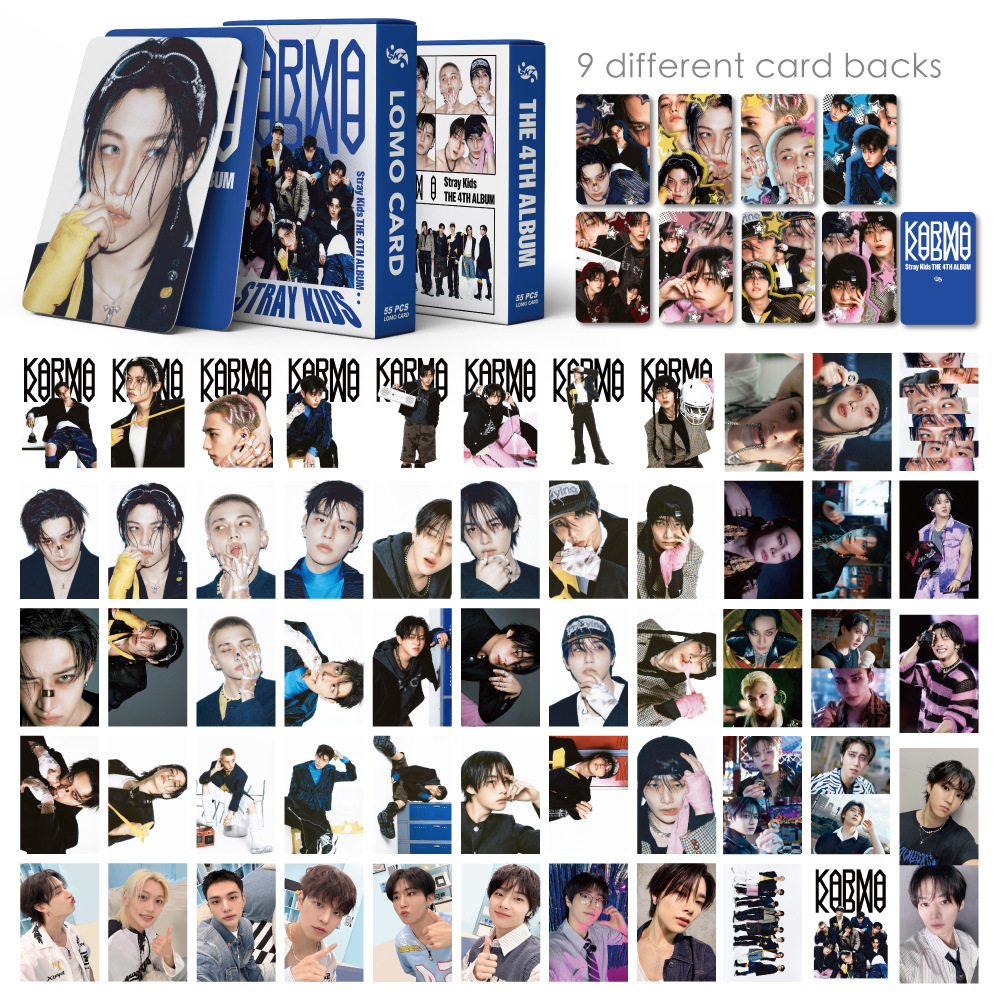 55PCS KPOP new Stray Kids Albu - Cardstock Paper Pack บทวิจารณ์และราคา
