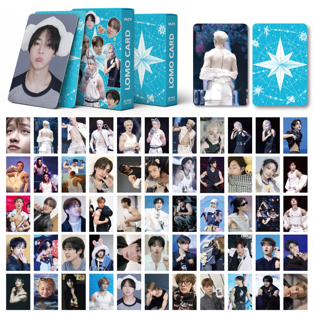 55PCS KPOP new Stray Kids Albu - Cardstock Paper Pack บทวิจารณ์และราคา