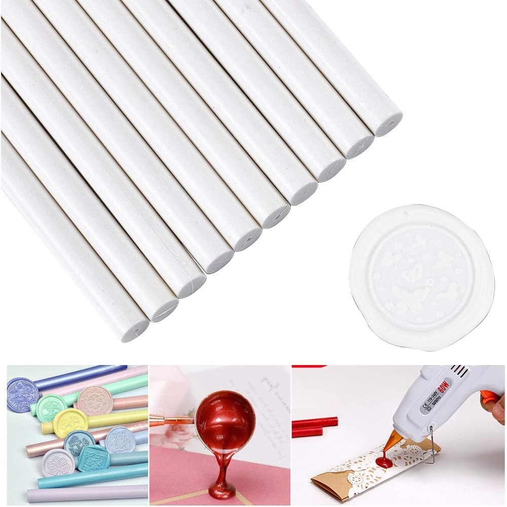 20 Pieces Glue Sealing Wax Sti - Wax Seal Stamp Kit บทวิจารณ์และราคา