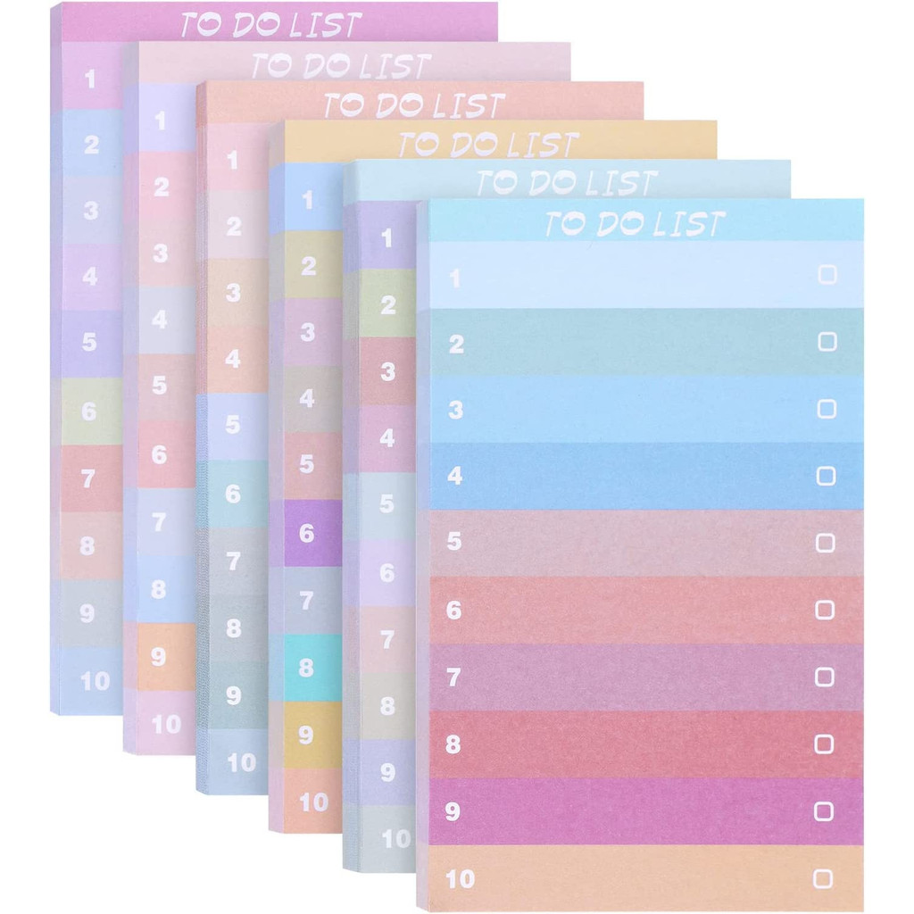 50 Pages Colorful Gradient Sti - Office Stationery Supply List บทวิจารณ์และราคา