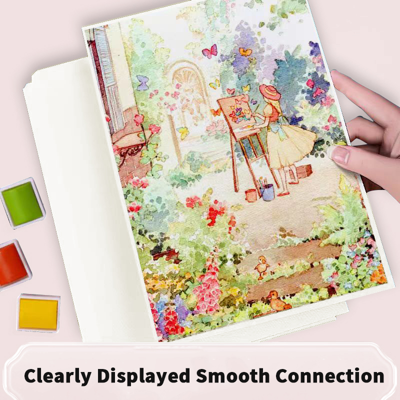 A4 Watercolor Paper 50 Sheets  - Cardstock Paper Pack บทวิจารณ์และราคา