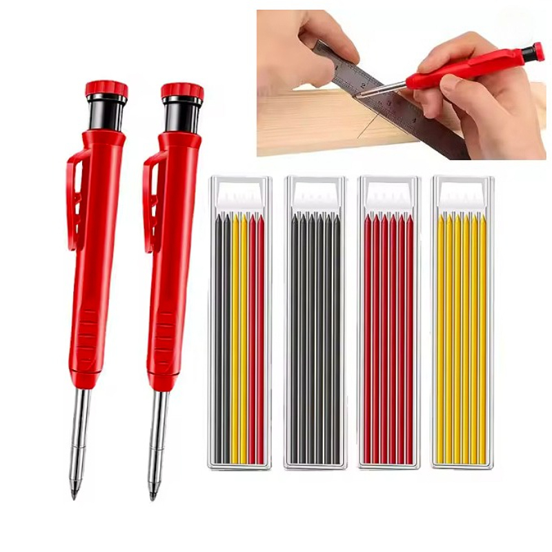 Solid Carpenter Pencil Set Woo - Mechanical Pencil Lead บทวิจารณ์และราคา
