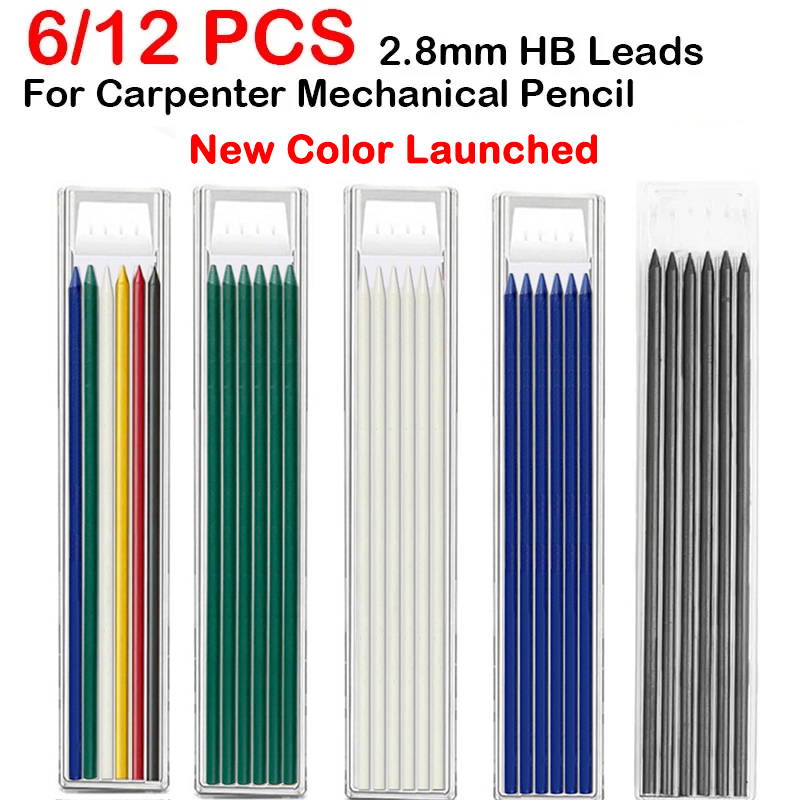 6/12 PCS For Woodworking Mecha - Mechanical Pencil Lead บทวิจารณ์และราคา