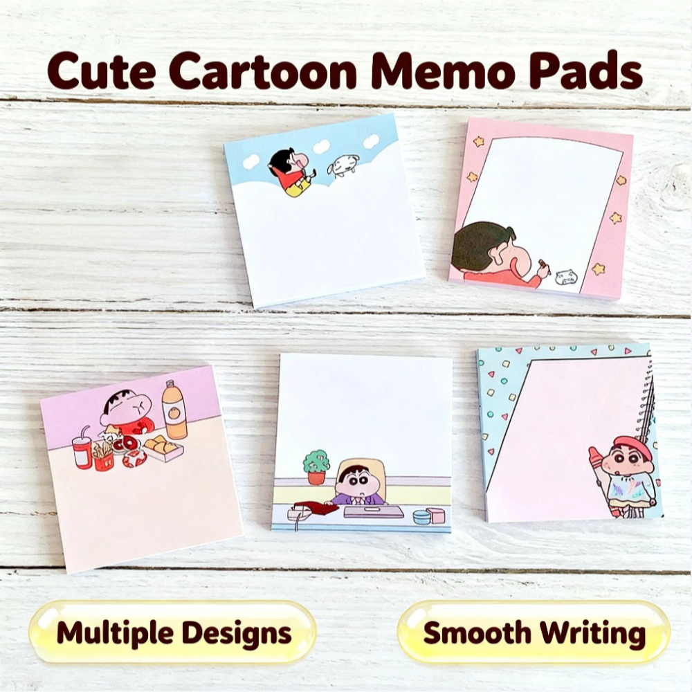 Crayon Shin-chan sticky notes. - Stationery Office บทวิจารณ์และราคา