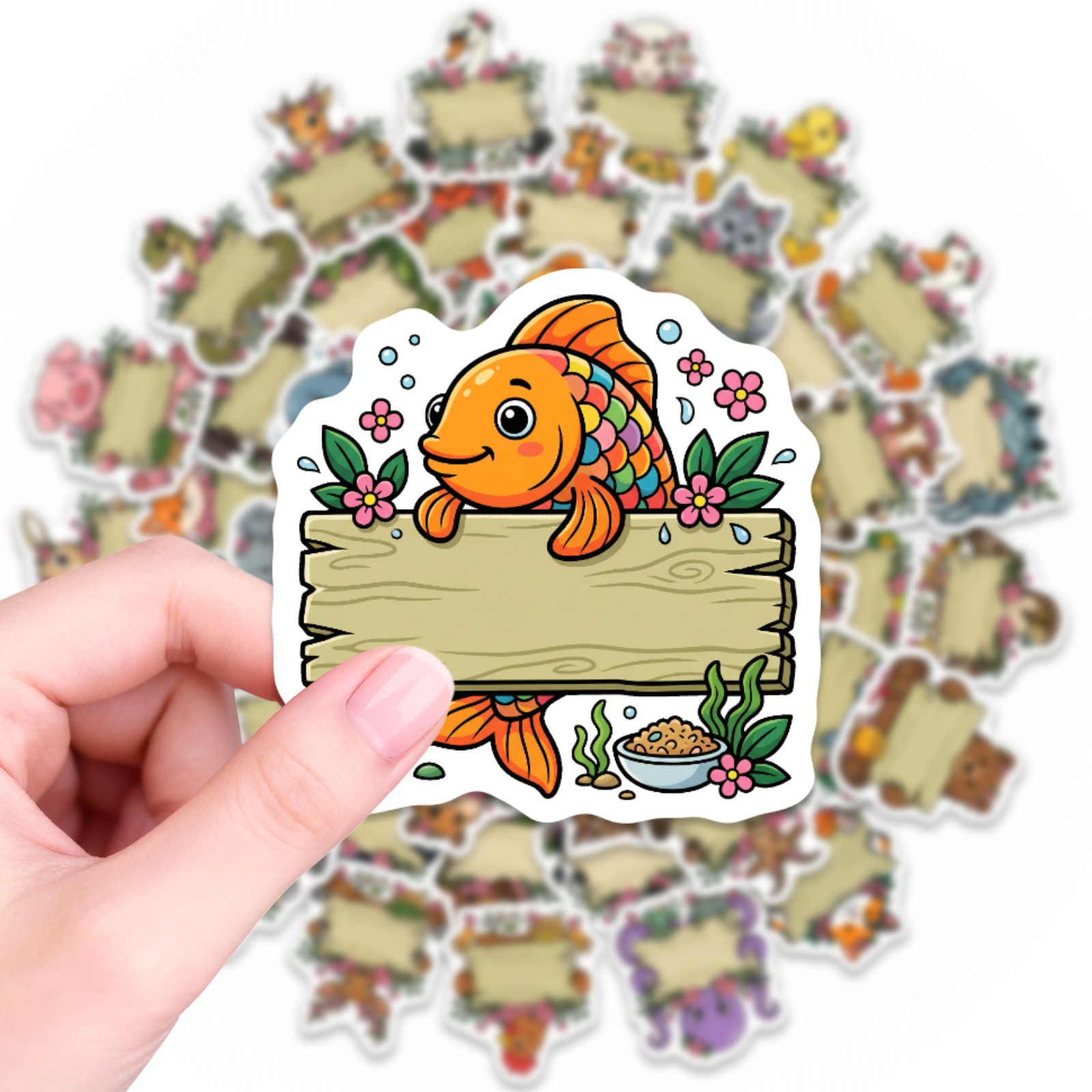 50/100Pcs HD Watercolor Forest - Paper Deal Stationery & Office Supply Kota Bharu บทวิจารณ์และราคา