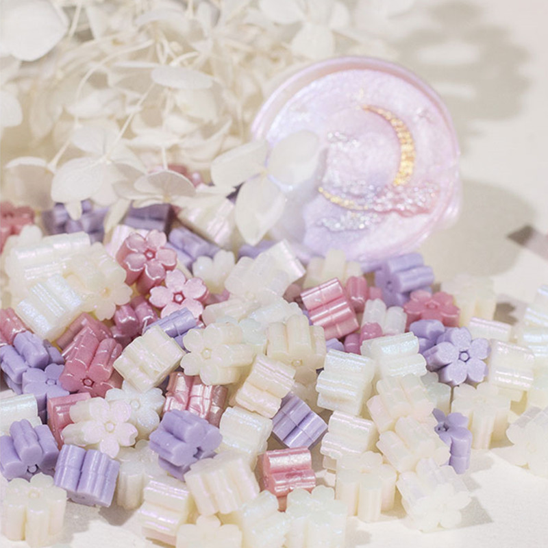 Mixed Color Glitter Sakura Wax - Wax Seal Stamp Kit บทวิจารณ์และราคา